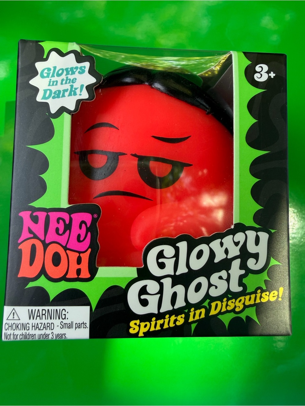 Glowy Ghost Kids Toy - Red